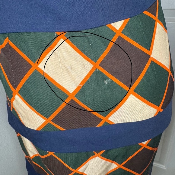 Ahluwalia Stylish Multicolor Geometric Dress.  #72 - Picture 8 of 12